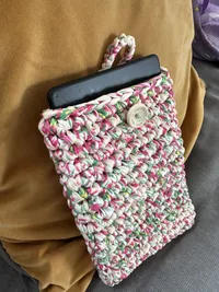 The Confetti pouch, laid flat